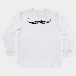 Moustache Kids Long Sleeve T-Shirt